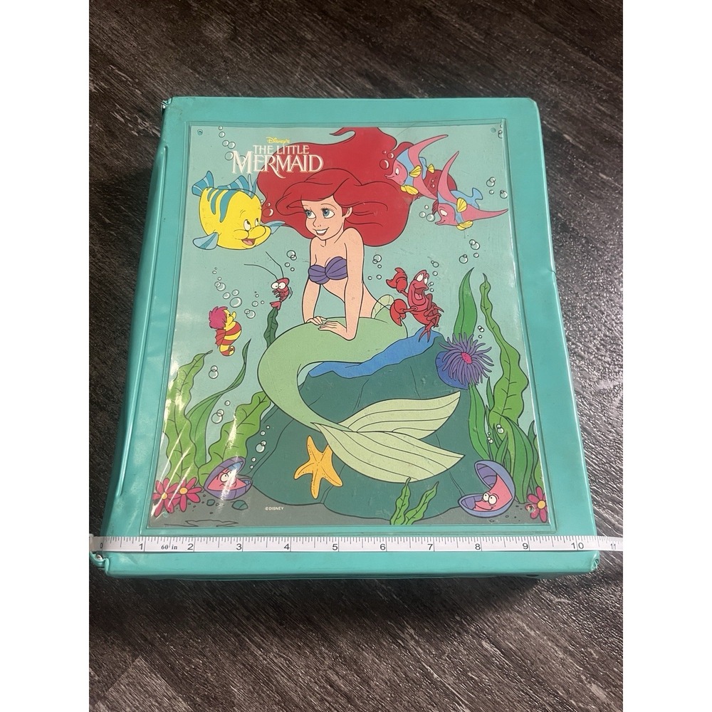 Disney Ariel Little Mermaid Vintage Doll Carrying Case 90s Toy